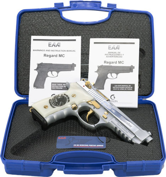 9MM GOLD/CHROME ENGR.18-SHOTGIRSAN REGARD LIBERADORE II 