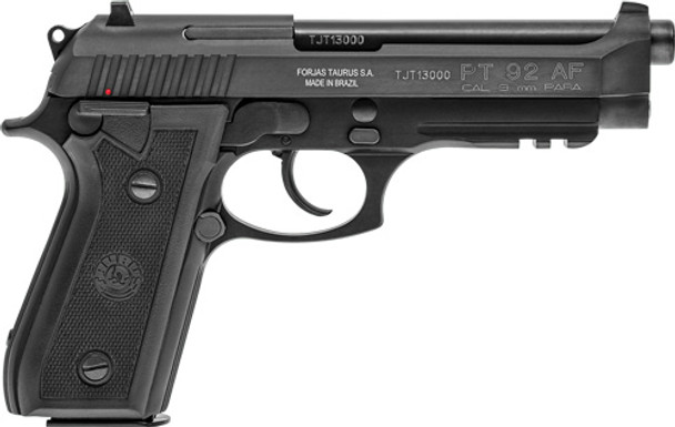 BLUED CHECKERED RUBBERTAURUS 92 9MM 5" FS 17-SHOT 
