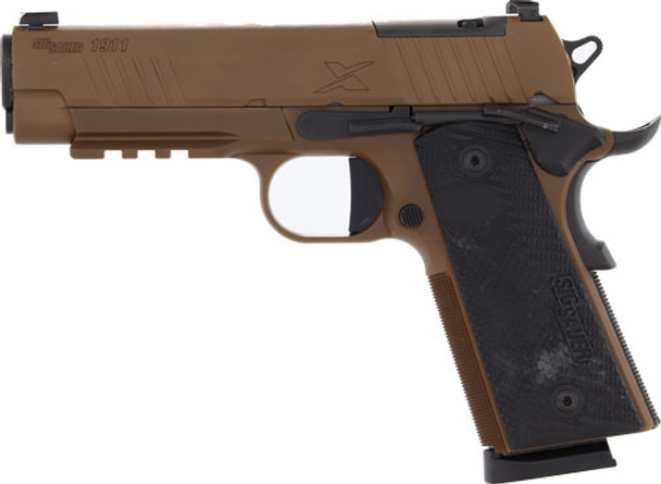 XRAY-3 OR (2)8RD G10 COYOTESIG 1911 XCARRY 45ACP 4.25" 