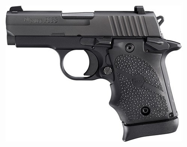 SIGLITE (1)7RD RUBBER/BLACKSIG P938 BRG 9MM 3" SAO 