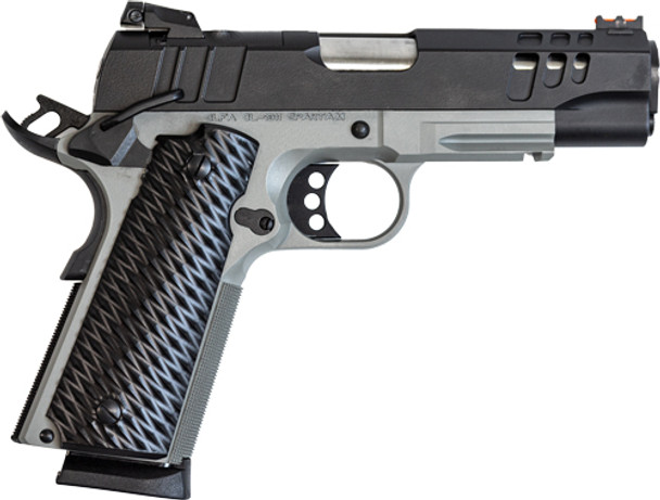 BLACK SLIDE BULL SHARK FRAMEGLFA 1911 PISTOL 45ACP 4.25" 