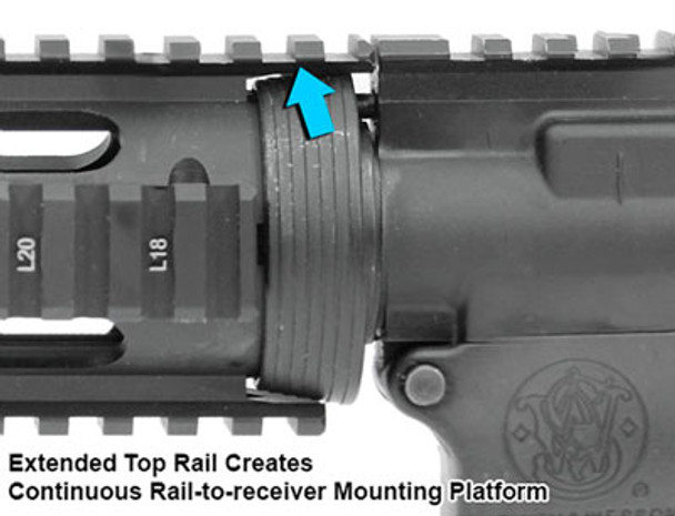2-PC DROP-IN CARBINE LENGTHUTG RAIL PICATINNY AR-15 7" 