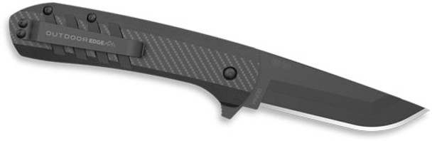 CARBON WEAVE OVER G10OUTDOOR EDGE RAZOR VX4 3" FLDR 