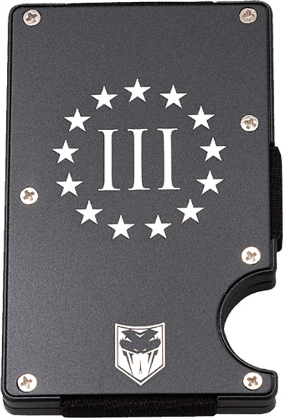 ALUMINUM WALLET & MONEY CLIPCOBRATEC RFID 3 PERCENT 