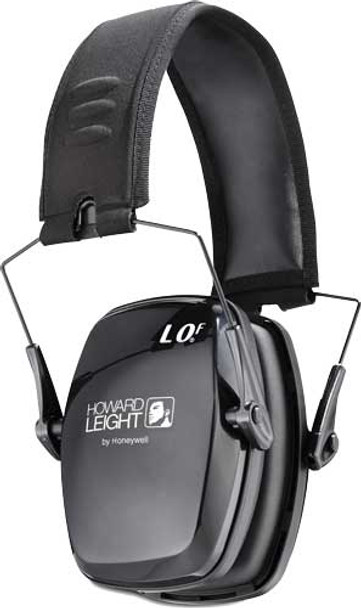 FOLDING EAR MUFF BLACK NRR23HOWARD LEIGHT LEIGHTNING 