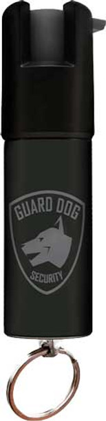 PEPPER SPRAY 1/2 OUNCE BLACKGUARD DOG KEYCHAING POCKEET 