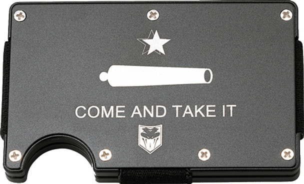 ALUMINUM WALLET & MONEY CLIPCOBRATEC RFID COME AND TAKE IT 