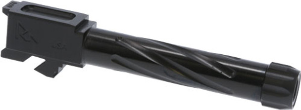 BLACK PVD FOR GLOCK 19 G3/G4RIVAL ARMS BARREL THREADED 9MM 