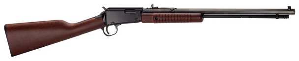20" OCTAGON BLUED WALNUTHENRY PUMP ACTION 22S/L/LR 