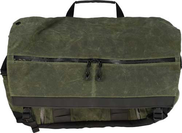 2.0 WAXED CANVAS OLIVE DRABGREY GHOST GEAR WANDERER BAG 