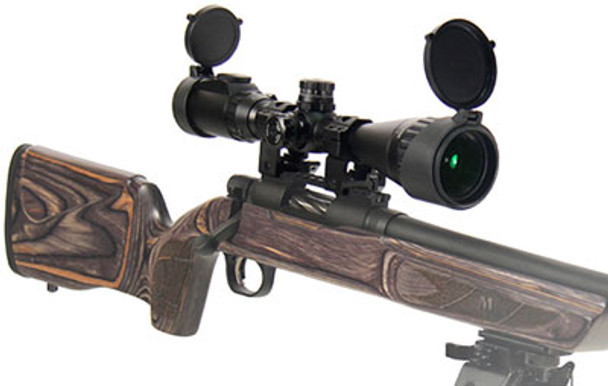 36 COLOR ILLUMINATED MIL-DOTUTG SCOPE 3-9X40 1" AO 