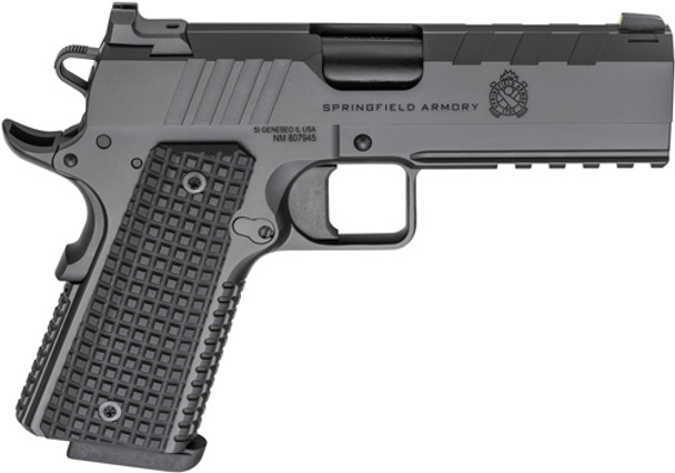 9MM 4.25" 9RD BLACK G-10<SPRINGFIELD 1911 EMISSARY 