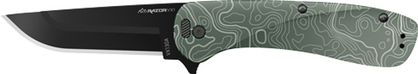GREEN TOPO ALUM SPRING ASSISTOUTDOOR EDGE RAZOR VX1 3" FLDR 