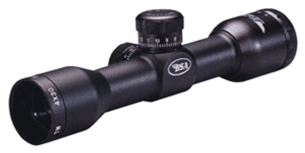 4X30MM W/RINGS MIL-DOT BLKBSA TACTICAL WEAPON SCOPE 