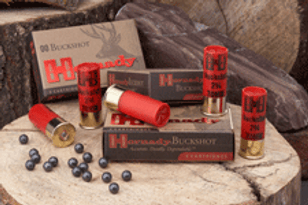 24 PELLETS 10RD 10BX/CSHORNADY 12GA 2.75" #4 BUCK 