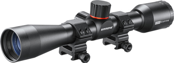 W/RINGS TRUPLEX BLACK MATTESIMMONS PRO RIMFIRE 4X32 