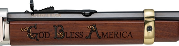 22S/L/LR 20" OCTAGON ENGRAVEDHENRY GOD BLESS AMERICA 