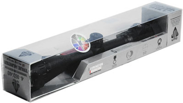 36 COLOR ILLUMINATED MIL-DOTUTG SCOPE 4-16X40 1" AO 
