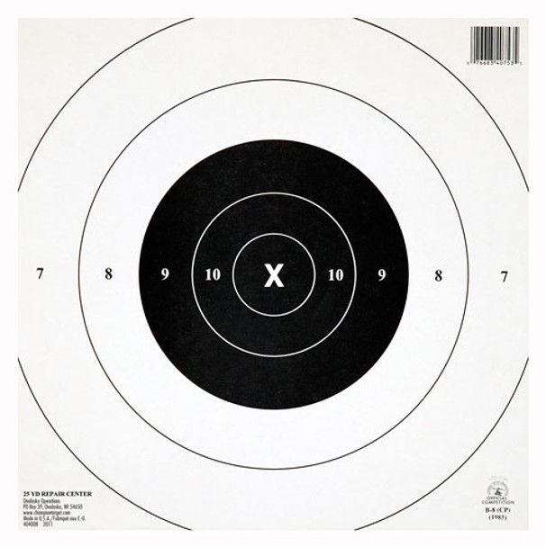 25YD. TIMED RAPID FIRE 12PKCHAMPION TGT PAPER 10.5"X10.5" 