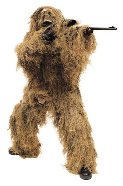 5 PIECE ADULT XL/XXLRED ROCK GHILLIE SUIT DESERT 