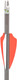 W/RED LIGHTED NOCK 18" 3PK<AXE CROSSBOW MICRO BOLT .166" 