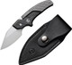 BLACK/GRAY ALUMINUM/STONEWASHCIVIVI KNIFE TYPHOEUS 2.27" 