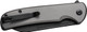 GRAY ALUM HANDLE/BLACK STNWSHCIVIVI KNIFE CHEVALIER II 3.4" 