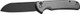 GRAY ALUM HANDLE/BLACK STNWSHCIVIVI KNIFE CHEVALIER II 3.4" 