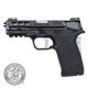 S&W Performance Center M&P 380 SHIELD EZ M2.0 .380 Auto 8rd Magazine 3.8" Sliver Ported Barrel MA Compliant-USED
