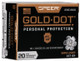 Speer Gold Dot Handgun Ammunition 9mm Luger 147 gr HP 985 fps 20/ct
