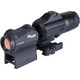 Sig Sauer ROMEO5 Red Dot Sight M1913 & Juliet3 3x Magnifier Combo - 1x20mm 2 MOA Red Dot Black Matte