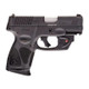 Taurus G3C Handgun 9mm 12/rd 3.2" Barrel Black with Viridian Laser