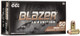 CCI Blazer Brass Handgun Ammunition .40 S&W 165 gr FMJ 1050 fps 50/ct