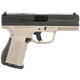 FMK Mach 9 Handgun 9mm Luger 10rd Magazine(1) 4" Barrel Optic Ready Titanium Grey Frame