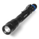 Police Security Flashlights Inspector Flashlight 50 Lumens Black