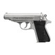Walther PP Stainless Handgun .32 Auto 8rd Magazines(2) 3.9" Barrel Stainless Frame
