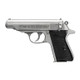Walther PP Stainless Handgun .32 Auto 8rd Magazines(2) 3.9" Barrel Stainless Frame