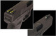 Truglo TFO Tritium/Fiber-Optic Day/Night Sights Fits Novak 1911 .260/.500 - Front Green/Rear Yellow