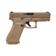 Glock 19x Gen 5 Compact Handgun 9mm Luger 10/rd Magazines (3) 4.02" Barrel Coyote Brown Night Sights Austria