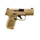 FN Reflex MS Handgun 9mm Luger 11rd (1) & 15rd (1) Magazines 3.3" Barrel FDE