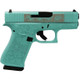 Glock 43x Gen 5 Custom "Robin's Egg Blue Glock & Roses" Subcompact Handgun 9mm Luger 10/rd Magazines (2) 3.41" Barrel  Austria