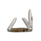 ABKT Roper Stockman Laredo Knife 3 Blades Stag/Wood