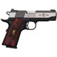 Browning 1911 380 Black Label Medallion Pro Handgun 380 ACP 8rd Magazine 4.25" Barrel Black with Silver Slide and Wood Grip 3-Dot Sights