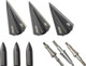 Bear Archery RazorHead VWS Single Bevel Broadhead Kit - Black