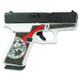 Glock 43x Gen 4 Custom "Florida White" Subcompact Handgun 9mm Luger 10rd Magazines (2) 3.41" Barrel Austria