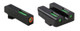 Truglo TFX Pro Tritium/Fiber-Optic Day/Night Sight - Ruger American 9mm & .45 - Orange Outline Front/Rear Green