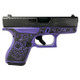 Glock 42 "Mandala Engraved Purple Pearl Grip" Subcompact Handgun .380 ACP 6/rd Magazines (2) 3.25" Barrel USA