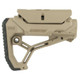 Fab Defense GL-CORE CP Buttstock with Adjustable Cheek-Rest for Milspec and Commercial Tubes FDE