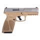 Taurus G3 Full Size Handgun 9mm Luger 17/rd 4" Barrel Stainless Steel and Tan with Steel Sights