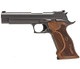 P210 9MM 5IN TARGET BLK SAO ADJUSTABLE SIGHTS WALNUT GRIP (2) 8RD STEEL MAG